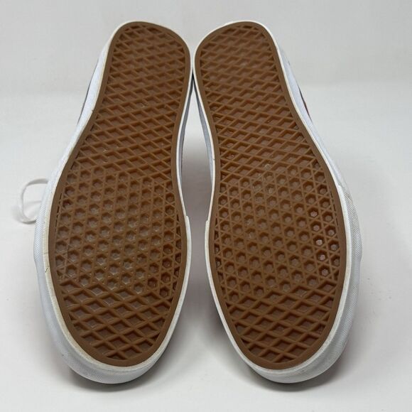 Vans Sk8-Hi Sneakers Mens 11.5 Red Suede Canvas Athletic Skateboard Skate Shoes - Picture 15 of 16